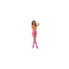 Collant sexy rose néon résille filet 